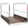 greppelbrug,LxB 2700x1000mm,draagverm. 150kg/m²,trede hout antislip
