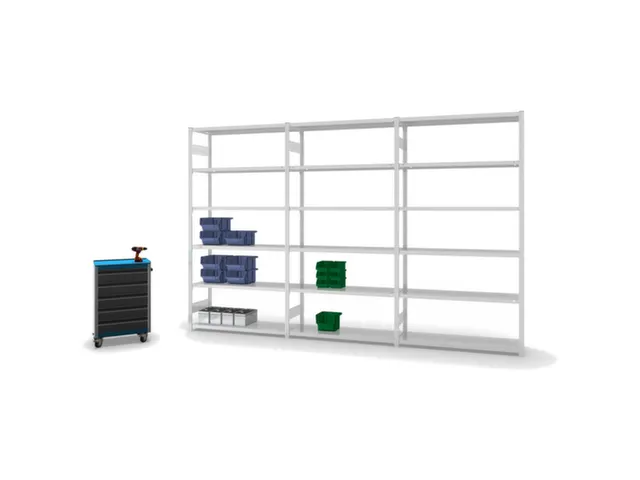 rayonnage modulaire,rayonnage départ,HxlxP 2500x1360x435mm