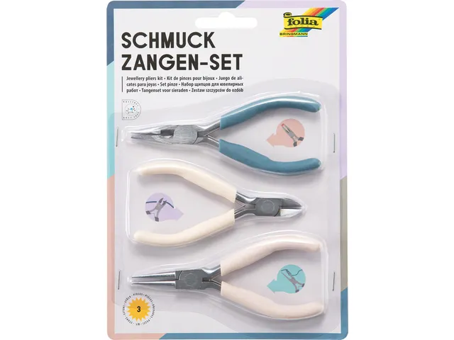 Sierraden tangen Folia set á 3 stuks