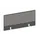 baliepaneel bureau aanbouw achter MS-donkergrijs BN8078-grijs 1000mm