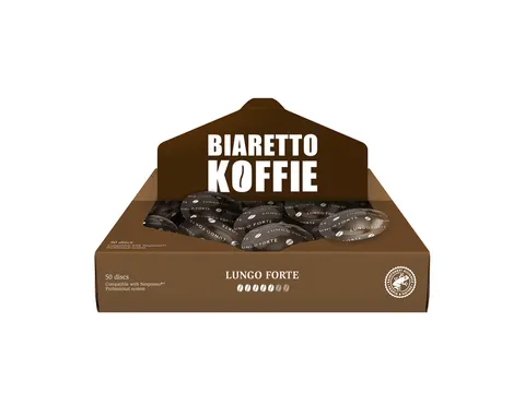 Koffie Biaretto Lungo Forte Nespresso Disc 50 Stuks Voordeelbundel