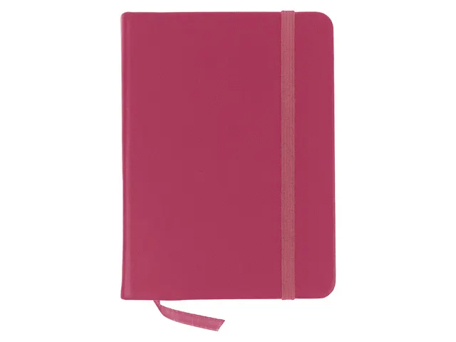 Schetsboek Kangaro A6 ruby PU HC 80 vel 140gr roomwit met elastiek en