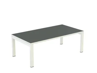 bijzettafel,HxBxD 400x1140x600mm,rechthoekig,4voeten wit - 1