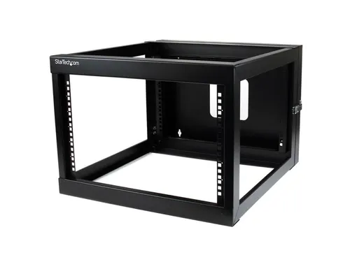 6U 22Inch Diep Scharnierend Open Frame Serverrack Wandmontage