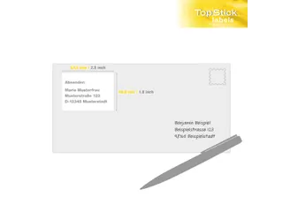 Etiketten universele labels A4 permanent 63,5x46,6mm Wit 1800 stuks - 3
