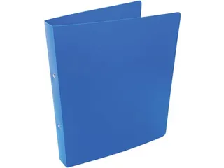 ringmap, voor ft A4, uit PP, 2 ringen van 25mm, blauw - 2