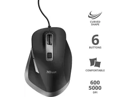 Fyda Comfort muis, zwart