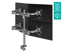 Viewmate Style Monitorarm 622 Zilver 4 Schermen