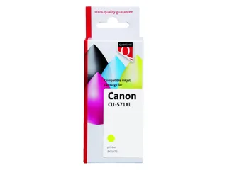 Inktcartridge Quantore alternatief tbv Canon CLI-571XL K20708PR geel - 1
