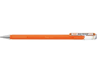 Gelschrijver Pentel K110 Mattehop medium oranje - 2