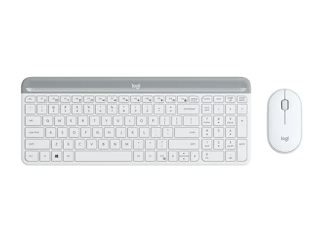 Logitech MK470 toetsenbord Wit muis Universeel RF Draadloos QWERTY