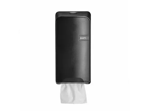 Toiletpapier Dispenser Zwart Quartz 441056 Bulkpack