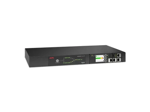 APC AP4450A, Rackmontage, 1U, LCD, 10 AC-uitgang(en), Zwart