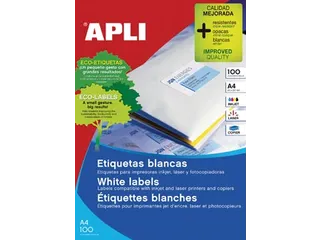 Apli Witte Etiketten 105x148 mm - 1