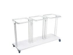 Afvalbak Combo 3x40 liter Wit Saekko Boy