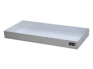 RVS opvangbak,v. kleinemballage,opvangvol. 74l,HxBxD 100x1200x800mm - 1