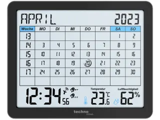 Digitale kalender Technoline WT 2600 172x139x21mm zwart - 3