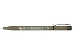 Fineliner Artline technisch 0.5mm zwart
