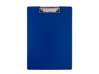 klembord A4 blauw met sterke klem - 1