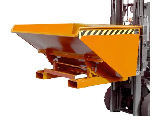 Kiepbak 835x1570x1260mm 0.90m³ Afrolmechaniek Gelakt Ral2000