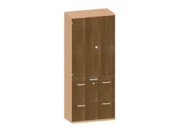 kantoorkast,HxBxD 1920x800x430mm,decor romp beuken,decor front noten