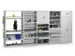 paroi latérale,p. rayonnage sans boulons,HxP 2500x300mm,acier,RAL7035