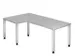 bureau d’angle,HxlxP 680-760x2000x1200mm,panneau bois,90 °