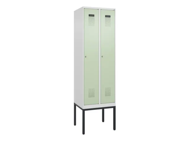 locker voor scheiding van kleding,HxBxD 2120x600x500mm,2vak
