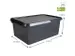 Comfort Line opbergbox 45L transparant grijs - 60x40x26cm