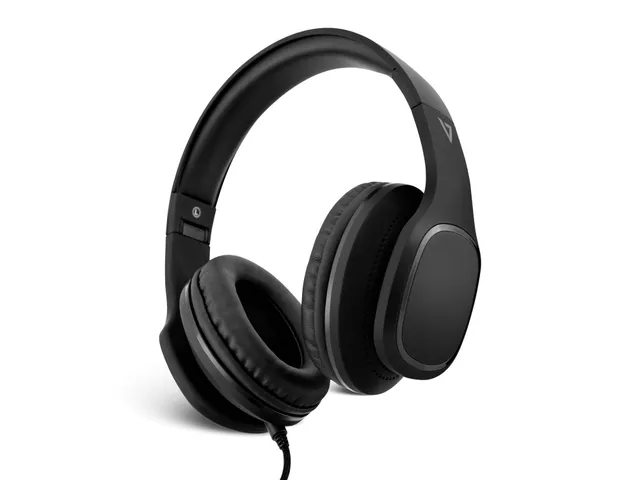 Casque supra-auriculaire avec microphone Noir