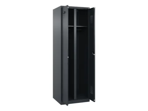locker voor scheiding van kleding,HxBxD 1850x600x500mm,2vak