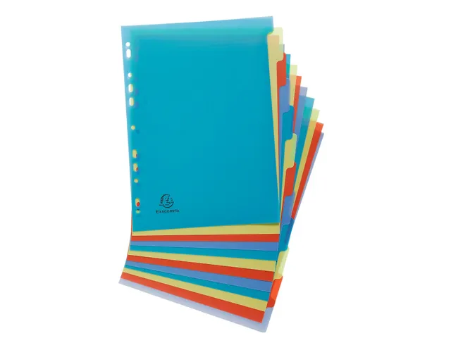 Tabbladen Exacompta A4 11-Gaats Forever 12-Delig Assorti Pp