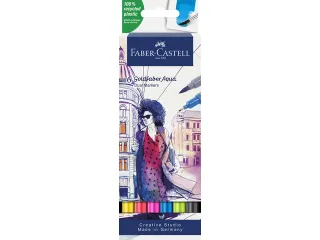 Duo aquarelmarker Goldfaber etui 6 stuks - 3