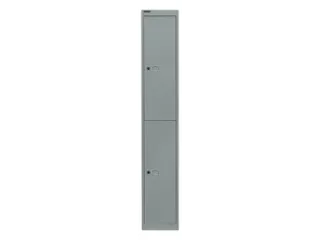 Dubbeldekse garderobekast,HxBxD 1802x305x305mm,1x2vak.,cil.-slot - 1