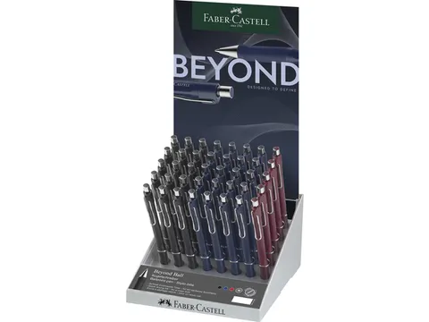 Stylo à bille Faber-Castell Beyond Ball M présentoir PLV 40 pièces