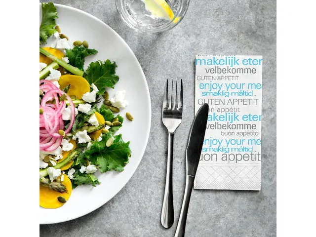 Tork 477304 Lunchservet Text 33x33cm