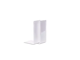 Boekensteun MAUL Pro 140x120x240mm set 2 staal wit - 2