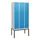 dubbeldekse locker,HxBxD 1950x900x500mm,3x2vak.,vak B 300mm,cil.-slot