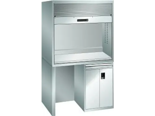 pc-kast,HxBxD 2200x1434x725mm,toetsenbordblad,romp RAL7035
