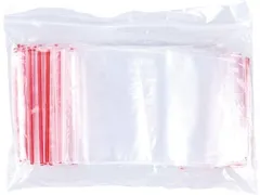 Gripsealzakje Transparant 100 stuks 70x100 mm