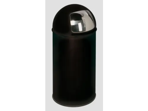 Afvalbak 50 liter hxØ 740x350mm RAL9005 Zwart