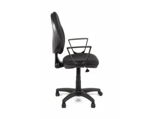 Bureaustoel EN1335 Linea Tiger 01 zwart/zwart met armleuning - 3