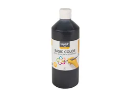 Plakkaatverf Creall basic zwart 500ml