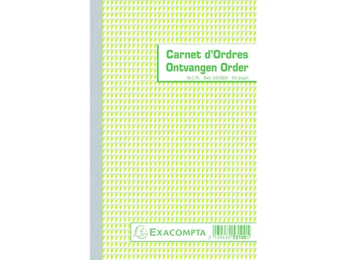 Orderboek FR/NL 21x13,5 50bl dupli