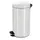 pedaalemmer,12l,HxØ 400x250mm,binnenbak kunststof,romp staal wit