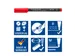 Viltstift Staedtler OHP Lumocolor 317 Medium 1.0mm Assorti 4 stuks