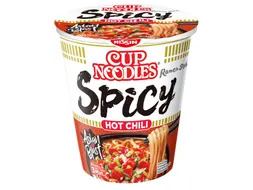 Noodles Nissin hot chili spicy cup