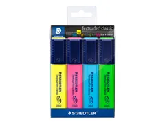 Markeerstift Staedtler 364 Textsurfer assorti 4 stuks