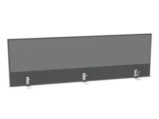 opzetpaneel bureau aanbouw achter MS-donkergrijs BN8078-grijs 1800mm - 1