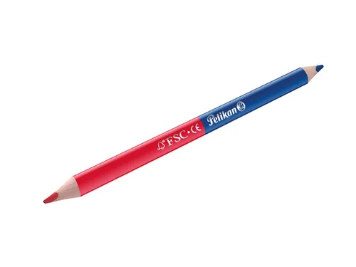 Potlood Pelikan 3mm rood/blauw